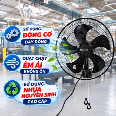 Quạt treo bán công nghiệp Miphaco TR55 72W