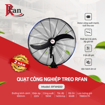 Quạt treo công nghiệp RFan RFW-650